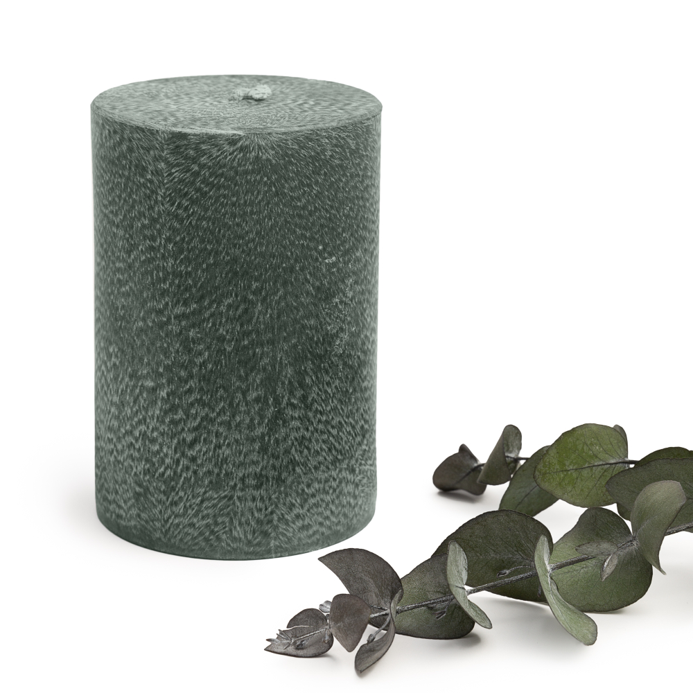 Käsintehty pyöreä kynttilä „Emerald“ . Kynttilät