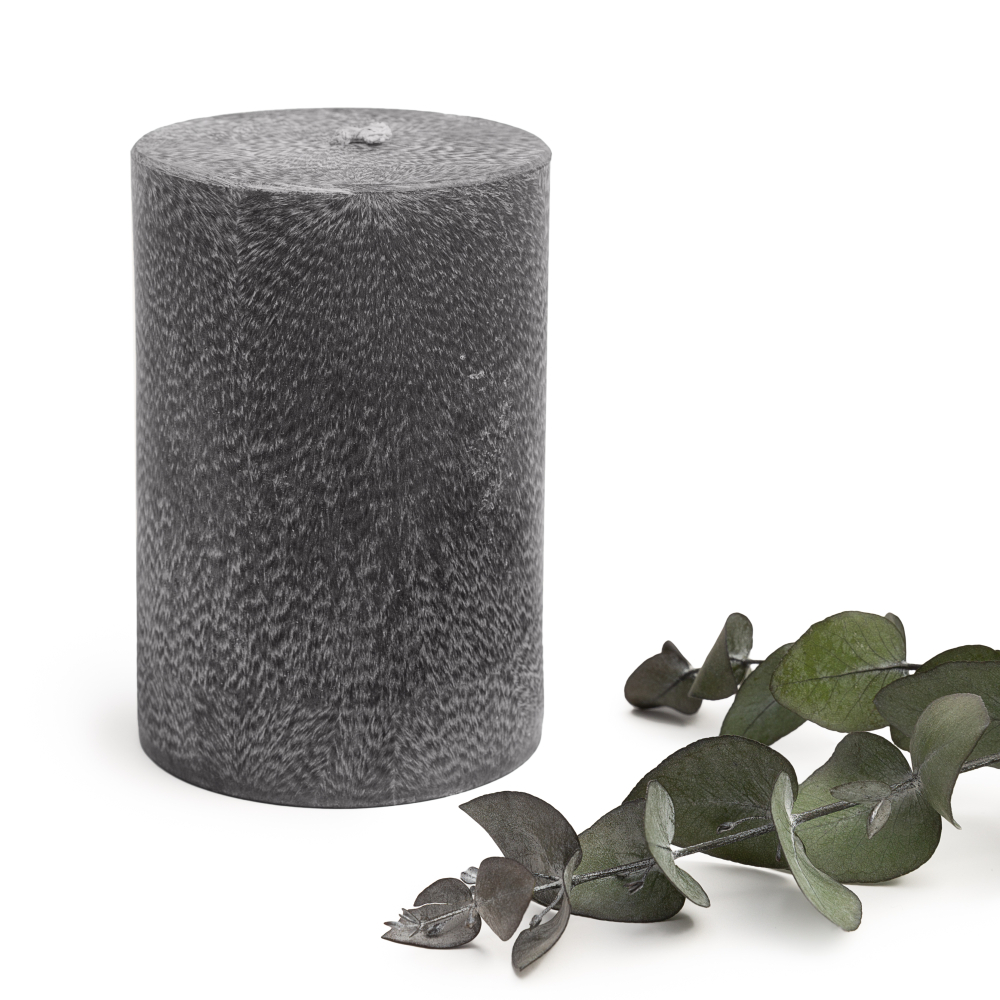 Käsintehty pyöreä kynttilä „Onyx“. Kynttilät