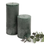 Käsintehty pyöreä kynttilä „Emerald“ . Kynttilät
