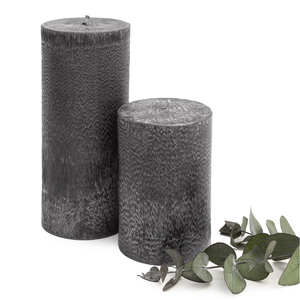 Käsintehty pyöreä kynttilä „Onyx“. Kynttilät