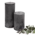 Käsintehty pyöreä kynttilä „Onyx“. Kynttilät