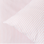 Pussilakanasetti „Rose stripes“. Puuvilla pussilakanasetti, 140x200 cm