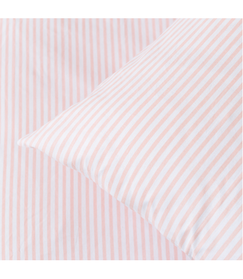 Pussilakanasetti „Rose stripes“. Puuvilla pussilakanasetti