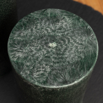 Käsintehty pyöreä kynttilä „Emerald“ . Kynttilät