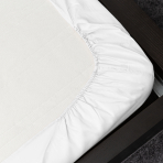 Satiini muotoonommeltu lakana „Classic White“. Muotoonommeltu lakana, 90x200 cm, 140x200 cm, 160x200 cm, 180x200 cm