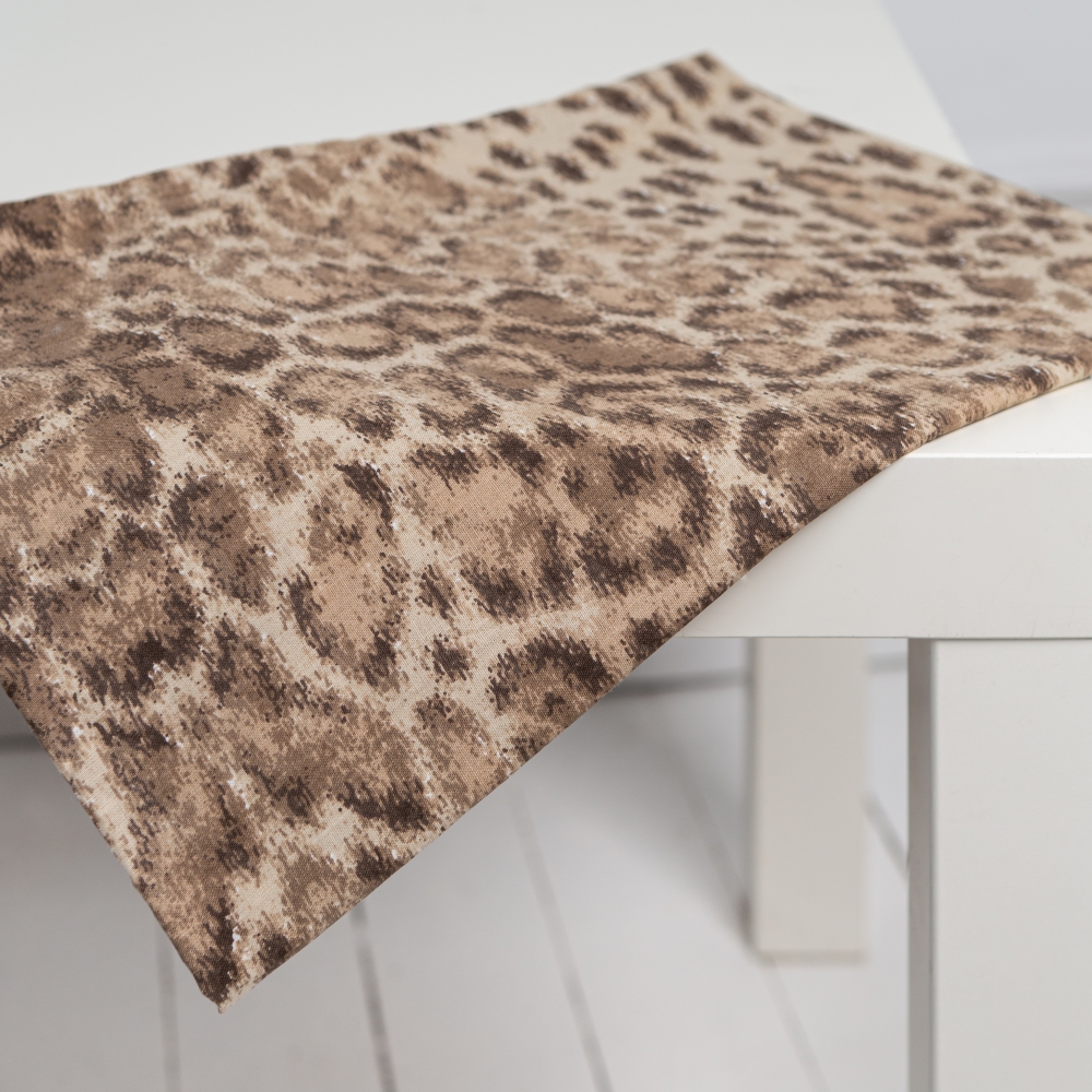 Tyynyliina „Leopard“. Tyynynpäälliset 50x70