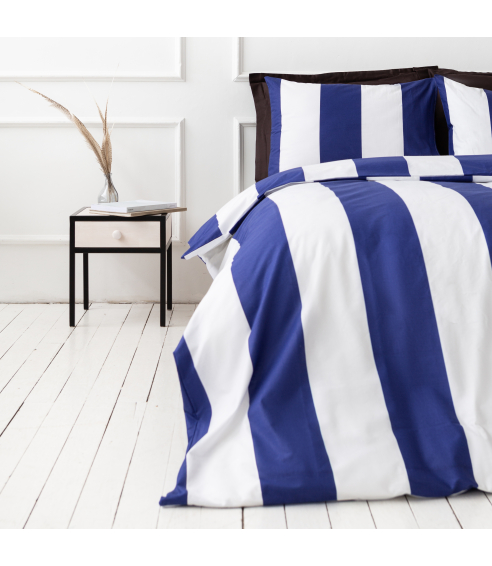 Pussilakanasetti „Nautical“. Puuvilla pussilakanasetti