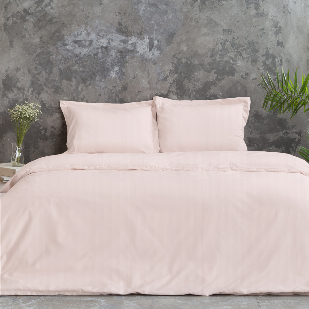 Premium satiinipussilakanasetti „Blush“. Satiinipussilakanasetti, 140x200 cm