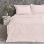 Premium satiinipussilakanasetti „Blush“. Satiinipussilakanasetti, 140x200 cm