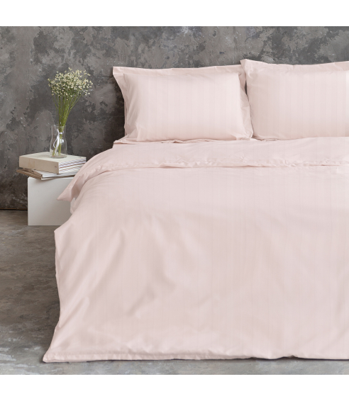 Premium satiinipussilakanasetti „Blush“. Satiinipussilakanasetti