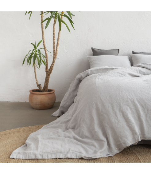 Pellava pussilakanasetti „Linen pearl“. Pellava pussilakanasetti