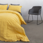 Pellava pussilakanasetti „Linen yellow“. Pellava pussilakanasetti, 140x200 cm