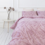 Pussilakanasetti „Toile de Jouy red“. Puuvilla pussilakanasetti, 140x200 cm