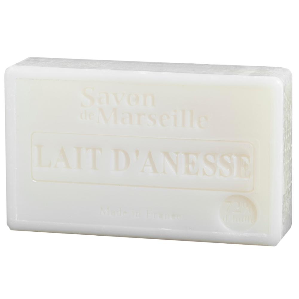 Kasvo ja vartalosaippua oliivilehdillä „Lait D'anesse“. Saippua