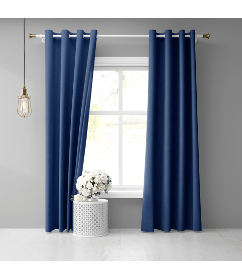 Naktinės užuolaidos „Navy blue“. Verhot