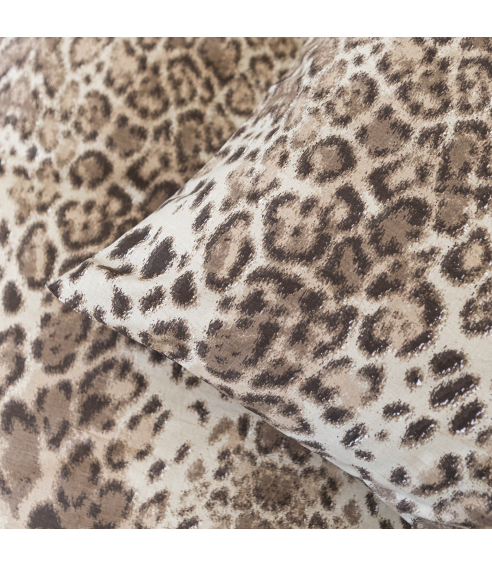 Pussilakanasetti „Leopard“. Puuvilla pussilakanasetti