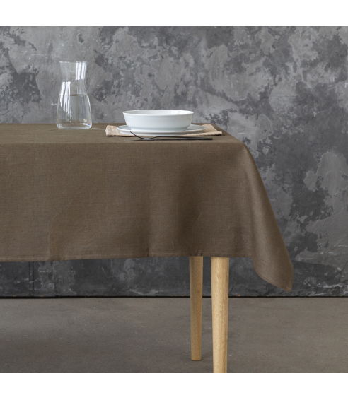 Staltiesė „Linen brown“. Pellavaliinat