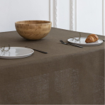 Pöytäliina „Linen brown“. Pellavapöytäliinat, 140x140 cm, 140x300 cm