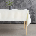 Pöytäliina „Creamy square“. Puuvillapöytäliinat, 140x240cm, 140x300 cm
