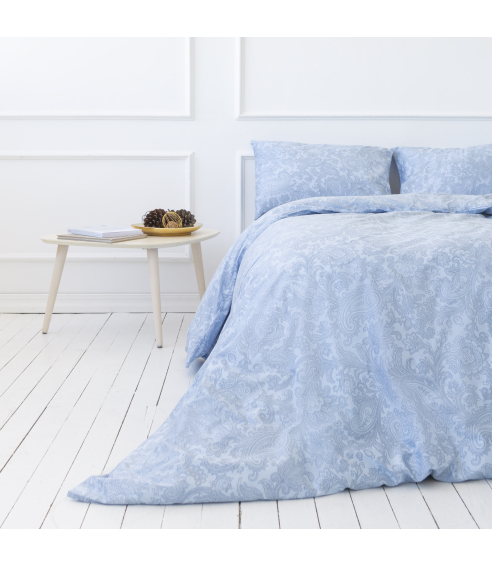 Premium satiinipussilakanasetti „Ocean“. Satiinipussilakanasetti