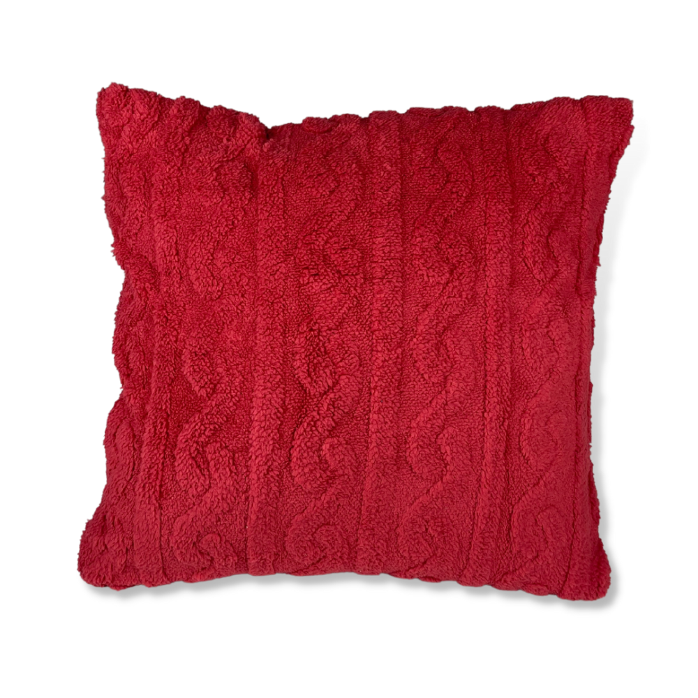 Tyynynpäällinen „Red Jacquard“. Dekoratiiviset tyynyliinat