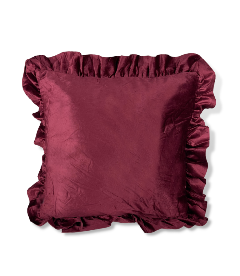 Dekoratyvinių pagalvėlių užvalkalai „Red Ruffle“ 1 vnt.. Dekoratiiviset tyynyliinat
