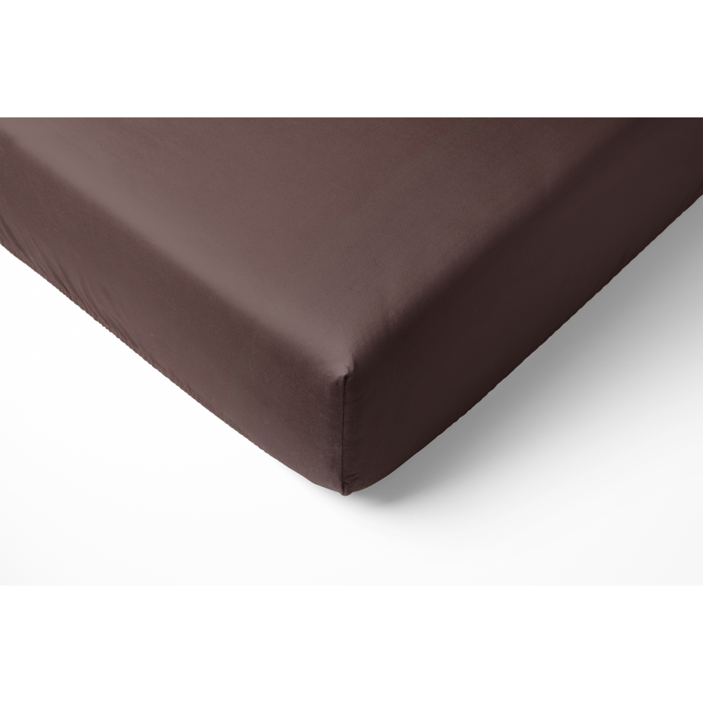 Satiininen pussilakanasetti „Chocolate“. Muotoonommeltu lakana, 90x200 cm, 140x200 cm, 160x200 cm, 180x200 cm