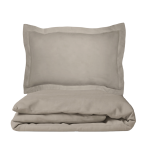 Premium satiinipussilakanasetti „Taupe“. Satiinipussilakanasetti, 140x200 cm, 150x200 cm, 160x200 cm, 180x200 cm, 200x200 cm, 200x220 cm, 220x240 cm