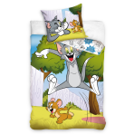 Pussilakanasetti „Tom and Jerry“. Lasten pussilakanasetti, 140x200 cm