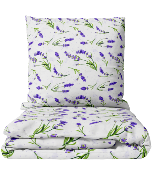 Parivuoteen pussilakanat „Lavender Breeze“. Puuvilla pussilakanasetti