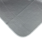 Päiväpeitto „Grey trapuntino Bedspread“. Viltti, 170x250 cm, 200x250 cm. Tummanharmaa päiväpeite voimakkaammalla kontrastipuolella, joka korostaa sängyn muotoja. Päiväpeitto „Grey trapuntino Bedspread“. Viltti, 170x250 cm, 200x250 cm. Tummanharmaa päiväpeite voimakkaammalla kontrastipuolella, joka korostaa sängyn muotoja.