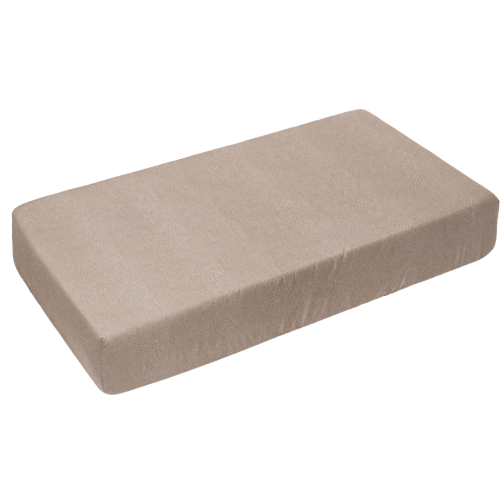 Muotoonommeltu froteelakana „Beige Terry sheet“. Muotoonommeltu lakana 90x200, 90x200 cm, 160x200 cm, 180x200 cm