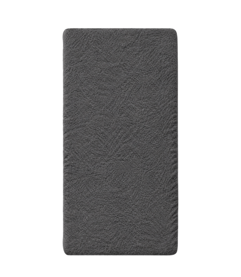Muotoonommeltu froteelakana „Dark grey frote“. Muotoonommeltu lakana 90x200