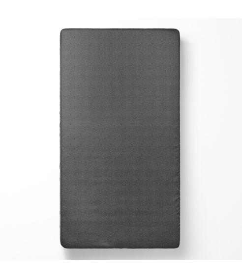 Muotoonommeltu froteelakana „Dark grey terry sheet“. Muotoonommeltu lakana 90x200