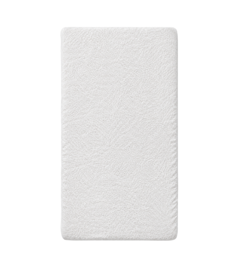 Muotoonommeltu froteelakana „White frote“. Muotoonommeltu lakana 90x200