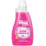 Pesukoneen kalkinpoistogeeli ”Limescale Gel The Pink Stuff”. Puhdistusaineet