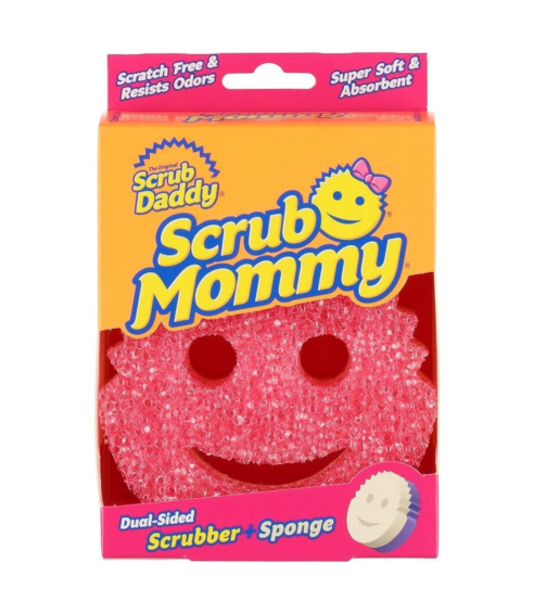 Puhdistussieni „Scrub Mommy Pink“. Puhdistussieni