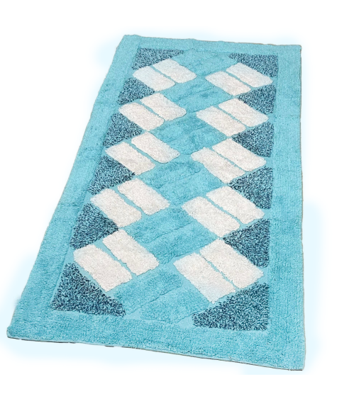 Matto „Blue Diamond Mosaic Rug“
