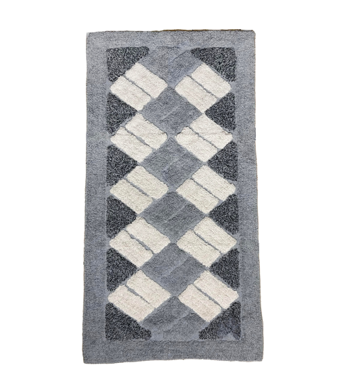 Matto „Grey Diamond Mosaic Rug“