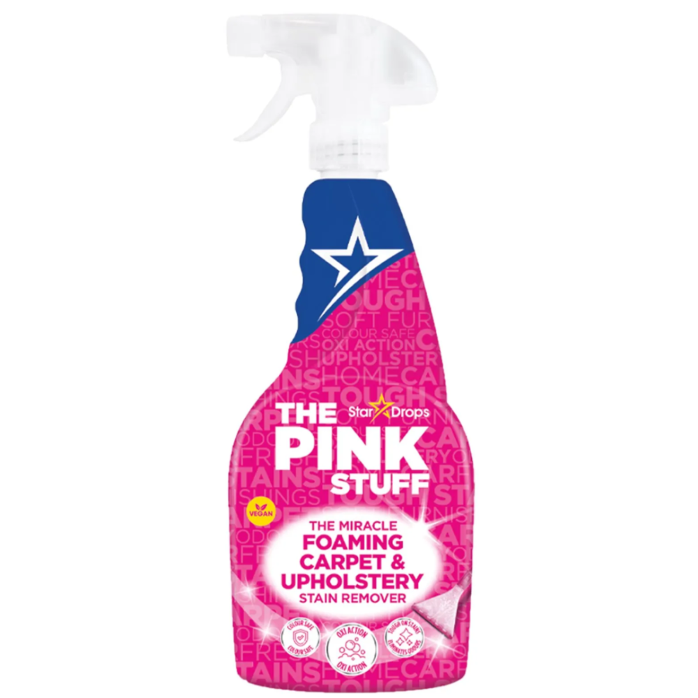 Matonpuhdistussuihke „The Pink Stuff”. Puhdistusaineet Matonpuhdistussuihke „The Pink Stuff”. Puhdistusaineet
