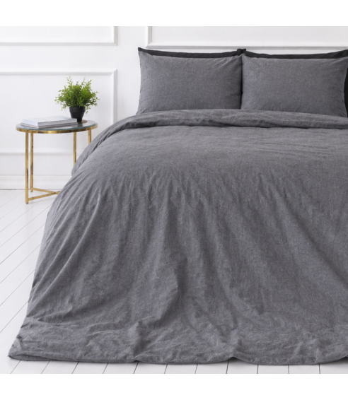 Pellava pussilakanasetti „Linen Grey oasis“. Pellava pussilakanasetti