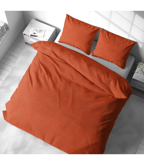 Pellava pussilakanasetti „Linen Orange“. Pellava pussilakanasetti