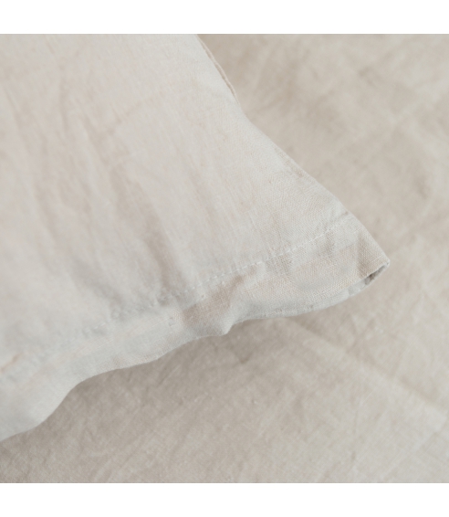 Linane voodipesu „Linen sepia“. Pellava pussilakanasetti
