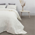 Pellava pussilakanasetti „Linen white“. Pellava pussilakanasetti, 140x200 cm, 200x200 cm, 200x220 cm, 220x240 cm