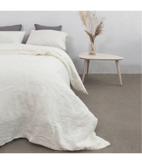 Pellava pussilakanasetti „Linen white“. Pellava pussilakanasetti