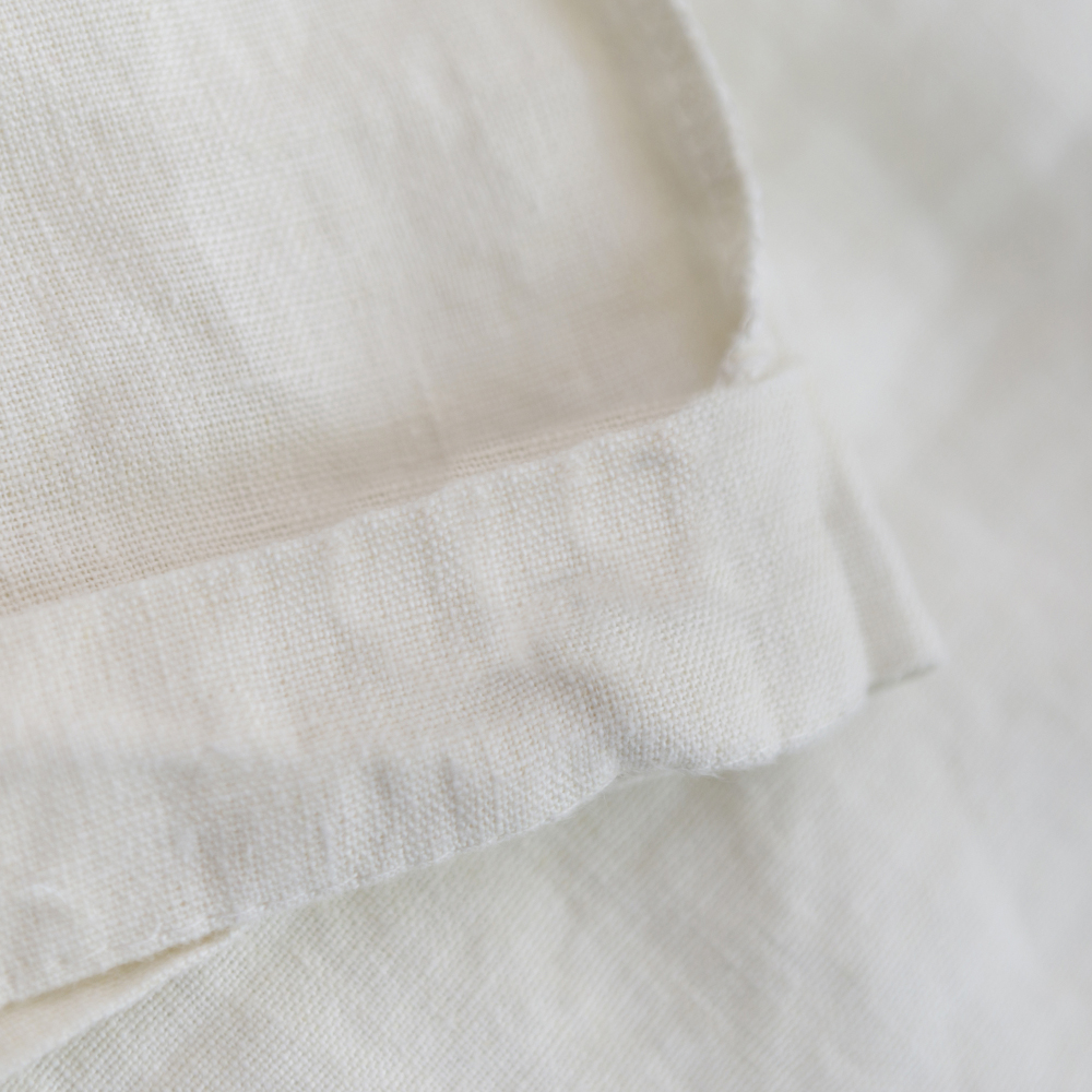 Pellava pussilakanasetti „Linen white“. Pellava pussilakanasetti, 140x200 cm, 200x200 cm, 200x220 cm, 220x240 cm