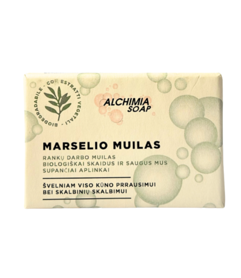 Marseille saippua „Marseille soap Alchimia“. Saippua