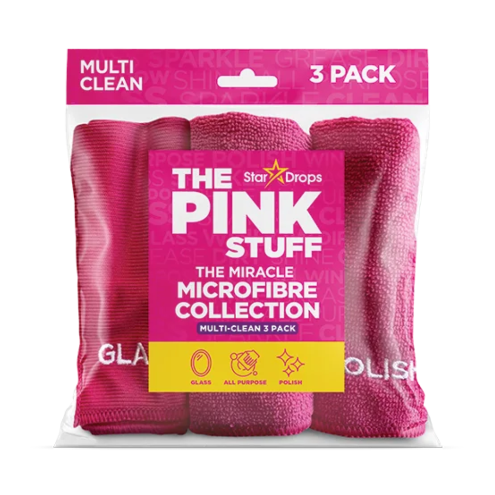 Mikropluošto šluostės „Pink stuff microfibre“. Pyyhkeet, 30x30 cm