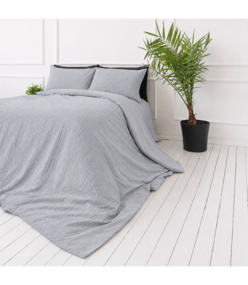 Musliini pussilakanasetti „Grey muslin“. Pussilakanasetti 200x200