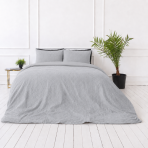 Musliini pussilakanasetti „Grey muslin“. Yksivärinen pussilakana, 200x200 cm, 200x220 cm. Minimalistinen harmaa musliinipussilakanasetti hienovaraisella tekstuurilla Musliini pussilakanasetti „Grey muslin“. Yksivärinen pussilakana, 200x200 cm, 200x220 cm. Minimalistinen harmaa musliinipussilakanasetti hienovaraisella tekstuurilla